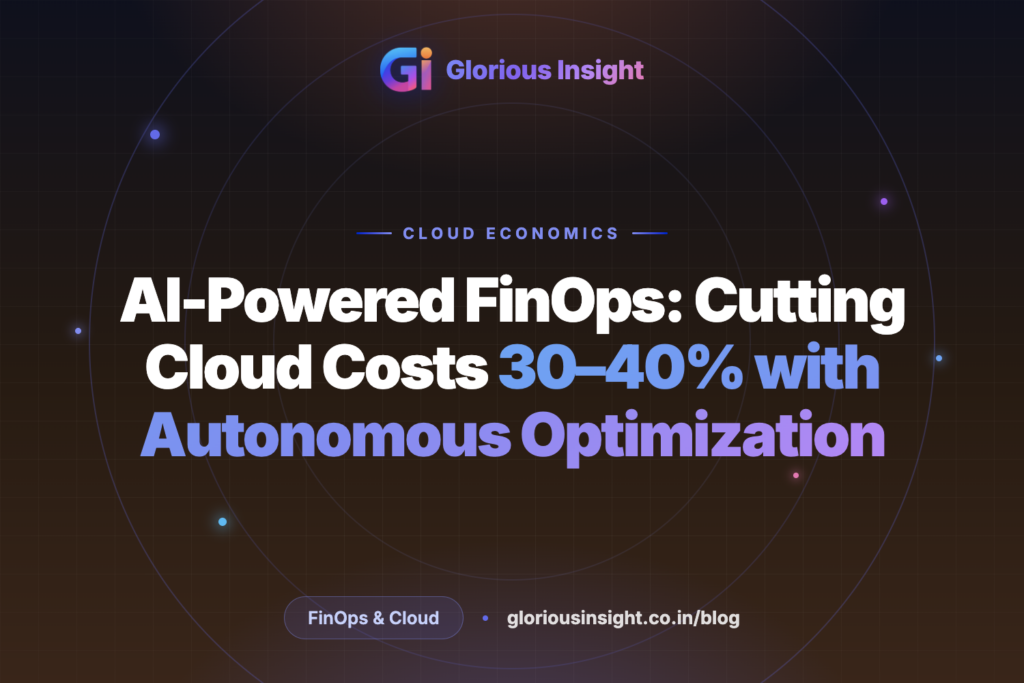 AI-Powered FinOps: Cutting Cloud Costs 30–40% with Autonomous Optimization